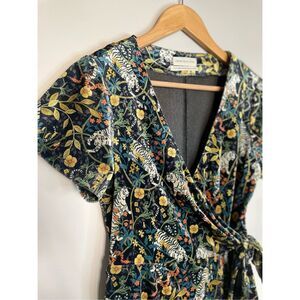 Urban Outfitters Velvet Jungle Wrap Dress